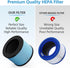 iSingo 2 Pack MK-01 MK-06 TZ-K1 True HEPA Replacement Filter Compatible with MK-01 MK-06, ToLife TZ-K1, POMORON MJ001H, EPI081/EP1081 and Intelabe...