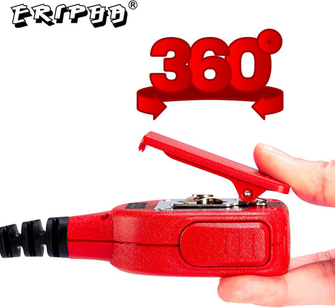 Speaker Microphone Shoulder Waterproof IP56 Compatible with Motorola SP200D CLS 1110 Two Way Radio with 3.5mm Jack (1 pcs)...