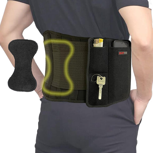 Back Brace Support Belt,Waist Protection Belt for Pain Relief Scoliosis Sciatica Herniated Disc,Adjustable and Flexible Lower Lumbar Waist Support...