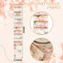 100 Pcs Cotton Fabric Patchwork Quilting Strips 2.56 Inch Precut Patchwork Roll Japanese Style Cotton Fabric Quilting Fabric Strips Craft for DIY ...