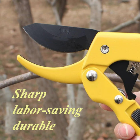 garden shears, scissors gardening tools, work 3 times easier,cutting florist floral, thorn rose, branch, hedge and fruit, handheld pruner...
