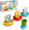 LEGO DUPLO 10965 - Bath Time Fun, Floating Animal Train Bathtub Water Toy for Babies and Toddlers 1.5-3 Years Old with Duck, Hippo, and Polar Bear...