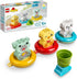 LEGO DUPLO 10965 - Bath Time Fun, Floating Animal Train Bathtub Water Toy for Babies and Toddlers 1.5-3 Years Old with Duck, Hippo, and Polar Bear...