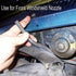 Windshield Washer Hose Kit - 2 Meter(78.8inch) Universal Washer Fluid Hose with 4 PCS Hose Connectors, Windshield Washer Line Suitable for Most Ca...
