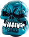 Lunsom Skull Shift Knobs Resin Shifter Head Most Car Transmission Shifting Stick Handle Fit Most Automatic Manual Vehicle (Metal Blue)...