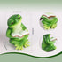 Frog Statue,Resin Decor,Fairy Garden Outdoor Decoration,Frog Reading Book Figurine,Crafts for Home Office Bathroom...
