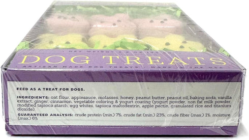 Bubba Rose Biscuit Company: Decorated Easter Brownie Bites Dog Treats - Chewy Texture - Natural Gourmet Dog Cookies - Pack of 6 Treats - Peeps - M...