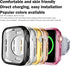 BOTOMALL Compatible with Apple Watch Case 41mm Series 9 (2023) Series 8 Series 7 Soft Flexible TPU Thin Lightweight Protective Bumper for iWatch [...