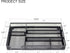 Desk Drawer Organizer Tray, Metal Mesh Drawer Office Drawer Organizer w/6 Compartment, Small Desk Organizer Tray for Home Office School Supplies, ...