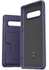ENCASED Galaxy S10 Wallet Case (2019 Phantom) Ultra Protective Cover with Card Holder Slot (3 Credit Cards Capacity) for Samsung Galaxy S10 - Purp...
