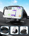 Phone Mount for Car, 360° Rotatable Dashboard Horizontal & Vertical Viewing Cell Phone Holder, Washable Reusable Car Phone Mount, for iPhone Samsu...