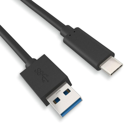 USB3.2 Gen2x1 A to C Cable, USB C Cable, USB-A to USB-C, 10Gbps High Speed Data Transfer, USB Charging Cable. Black, 2 meters...