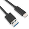 USB3.2 Gen2x1 A to C Cable, USB C Cable, USB-A to USB-C, 10Gbps High Speed Data Transfer, USB Charging Cable. Black, 2 meters...