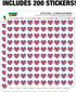 United Kingdom Great Britain Union Jack Country Flag Heart Shaped Planner Calendar Scrapbook Craft Stickers...