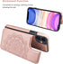 Vaburs Compatible with iPhone 11 Case Wallet with Card Holder, Embossed Mandala Pattern Flower Premium PU Leather Double Magnetic Buttons Flip Sho...