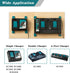 2 Pack Makita Charger Holder, Charger Mount for Makita DC18RC DC18RD DC18RA DC18RF DC18SC DCB18SD DC18SF Chargers(Single & Double & 4-Port Charger...