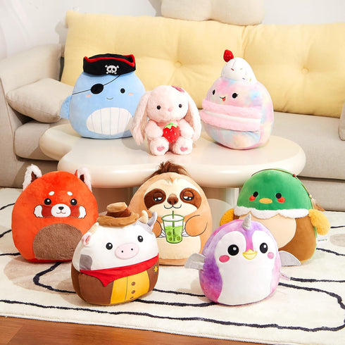 12" Penguin Plush Pillow Cute Penguin Stuffed Animal Pillow Kids' Penguin Plush Toy Pillows Cute Plush Toy Soft Plush Pillow Birthday for Kids Adu...