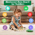 Toddler Busy Board, Montessori Toys for 1-3 + Year Old Baby, Wooden Busy Board with Led Light, Dinosaur Toddler Toys Sensory Toys Travel Toys for ...