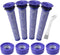 Lemige 4 Pre-Filters and 4 Post-Filters Replacement Compatible with Dyson V7, V8 Animal and Absolute Vacuum, Compare to Part 965661-01 and 967478-...