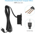 Recessed Power Strip, Black Desktop Power Grommet Socket with Furniture, 2 AC Outlets & 2 USB Ports for Conference Desk,Kitchen,Office,Home,Hotel ...