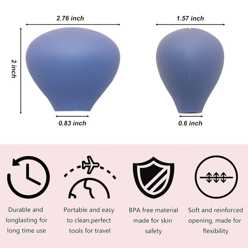 Makeup Brush Covers, Silicone Brush Organizer Case for Makeup Storage and Protect Makeup Bag, 4 Pack Reusable Brush Holders for Travel, Dustproof ...