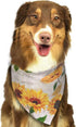 Sunflower Vintage Dog Bandana Scarf Triangle Bibs Pet Accessories Cat Kerchief...