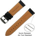 OTOPO for Galaxy Watch 3 45mm/Galaxy Watch 46mm Bands, 22mm Quick Release Leather Bracelet Replacement Strap for Samsung Gear S3/Ticwatch Pro Smar...