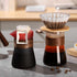Bincoo Pour Over Coffee Maker Holds 4 Cups, 16.9oz Coffee Dripper Borosilicate Glass Coffee Carafe Brewer,Permanent Resuable Removable Coffee Serv...