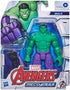 Avengers Marvel Mech Strike 6-inch Scale Action Figure Toy Hulk with Compatible Mech Battle Accessory, for Kids Ages 4 and Up, Black...