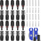 10 Pairs Solar Connector (10AWG), 20Pcs Solar Panel Cable Connectors Adapter Male/Female IP68 1000V 30A 10AWG 12AWG 14AWG Waterproof Dustproof Con...