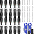 10 Pairs Solar Connector (10AWG), 20Pcs Solar Panel Cable Connectors Adapter Male/Female IP68 1000V 30A 10AWG 12AWG 14AWG Waterproof Dustproof Con...