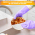 Silicone Dishwashing Gloves for Washing Dishes - Reusable Rubber Gloves for Cleaning The Home Dish Gloves for Dish Wash Pet Care Car Washing - Kit...