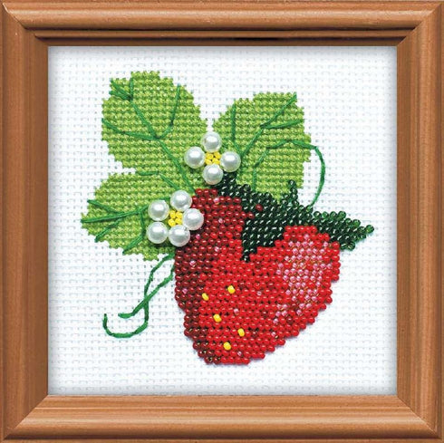 RIOLIS Embroidery kit Garden Strawberry...