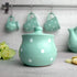 City to Cottage Ceramic Sugar Bowl with Lid, 10oz Sugar Contanier for Coffee Bar, Sugar Dispenser Bowl, Salt - Condiment Pot for Kitchen Counter, ...