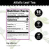 Buddha Teas - Alfalfa Leaf Tea - Herbal Tea - For Health & Wellbeing - With Vitamins, Minerals & Antioxidants - Clean Ingredients - Caffeine Free ...