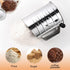 HULISEN 3-Cup Flour Sifter for Baking, Stainless Steel Rotary Hand Crank Sifter, Powdered Sugar & Cocoa Shaker...