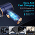 Handheld Car Vacuum Cleaner, 9000Pa Vacuum Cleaner and Air Duster, 120W High Power Wet and Dry Handheld Car Vacuum Cleaner with LED Light and Mult...