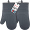 Yutat Silicone Oven Mitts, Oven Gloves with Non-Slip Silicone, 600 Degree Heat Resistant, Soft Cotton Lining, Waterproof and BAP-Free, Oven Mitts ...