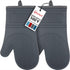 Yutat Silicone Oven Mitts, Oven Gloves with Non-Slip Silicone, 600 Degree Heat Resistant, Soft Cotton Lining, Waterproof and BAP-Free, Oven Mitts ...