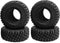 MOHERO 4PCS Soft Rubber Mud Terrain Tires for 1/18 TRX4M Bronco Defender 1/24 Axial SCX24 RC Crawler Car (D Style)...