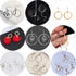 Earrings Beading Hoop,TopBine Earring Finding Round Making Hoop Earring Bulk Open Bezel Pendant Frame for DIY Jewelry Making (Round 60pcs (20/25/3...