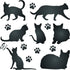 Cat Stencil, 6.5 x 6.5 inch (M) - Pet Friend Animal Feline Silhouette Stencils for Painting Template...
