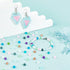 PH PandaHall 500pcs 6mm Frosted Glass Bead 10 Color Transparent Frosted Crystal Beads Matte Loose Spacer Beads for Necklace, Bracelet, Earring Jew...