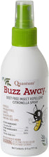 Quantum Buzz Away - Natural DEET-free Insect Repellent, Citronella Essential Oil Bug Spray, Original Formula - Small Children and Up, Travel Frien...