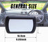Car Visor Mirror,ZYNQACC 2 Pack Car Makeup Vanity Mirror Clip-On Rear View Sun-Shading Cosmetic Vanity Mirror for Various Truck Automobile Accesso...