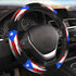 Puerto Rico Flag Steering Wheel Cover for Men Women Anti-Slip Elastic Thickened Steering Wheel Cover Universal Fit 15 Inch...