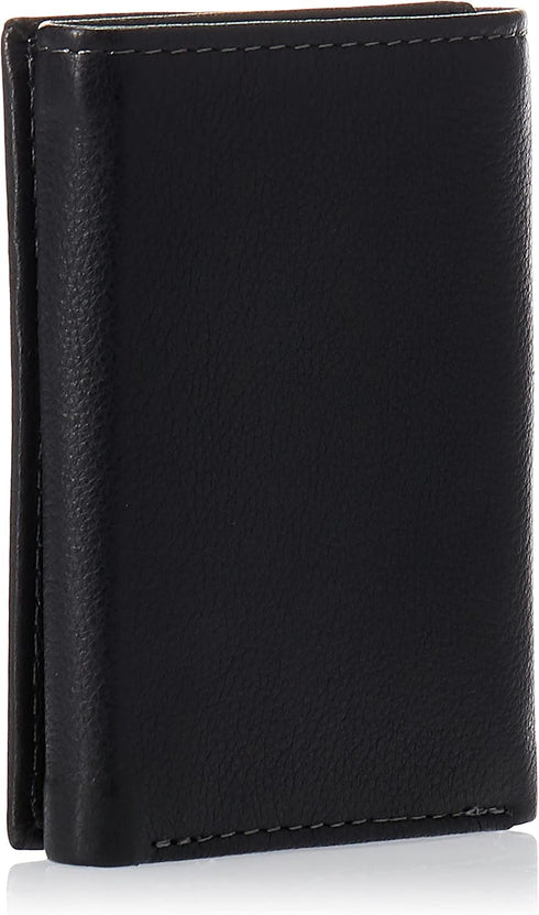 Timberland mens Exclusive Blix Fine Leather Trifold Wallet, Black, One Size US...