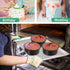TeamFar 4 Inch Cake Pan, Mini Round Baking Layer Cake Pan Set of 3, with Non-Stick Coating Stainless Steel Core for Birthday, Party, Wedding, Heal...