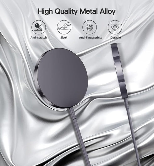 Magnetic Wireless Charger iPhone 15W Fast Apple Mag Safe Charger for iPhone 15/14/13/12 Series 2 Pack 5ft Cable Wireless Charging Pad for AirPods ...