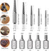 Screw Extractor Set, Chrome Molybdenum Alloy Steel Screw Remover for Removing Stripped Screws and Broken Bolts Ez Out Stripped, Rounded-Off,Damage...